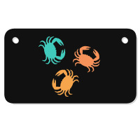 Pretend I_m A Crab In The Ocean Motorcycle License Plate | Artistshot