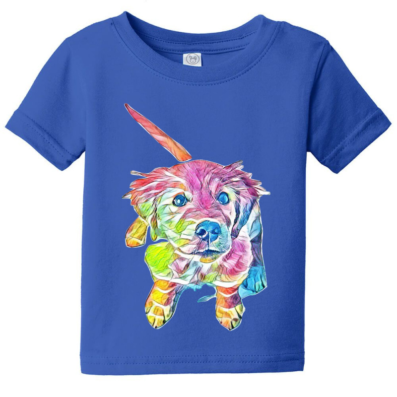 Golden Retriever Looking Up Baby Tee by Kemnabi | Artistshot