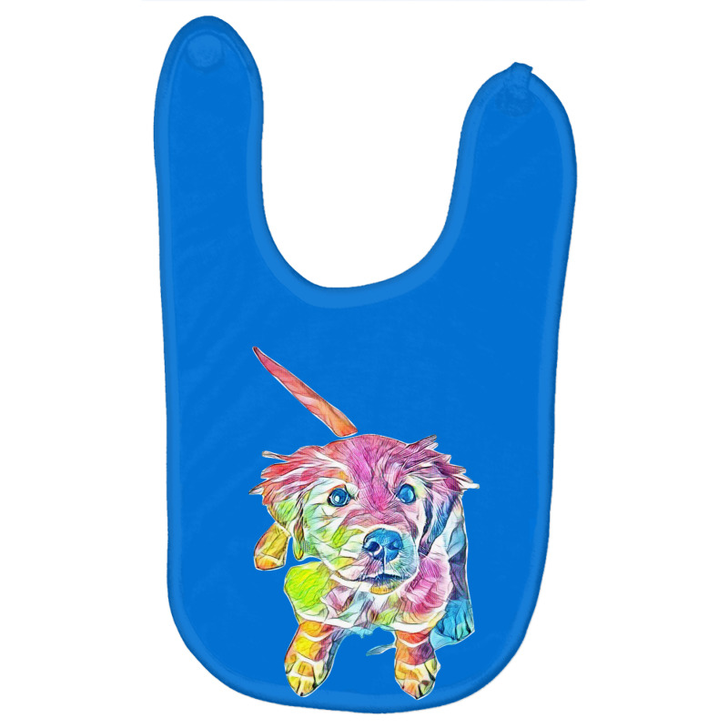 Golden Retriever Looking Up Baby Bibs by Kemnabi | Artistshot