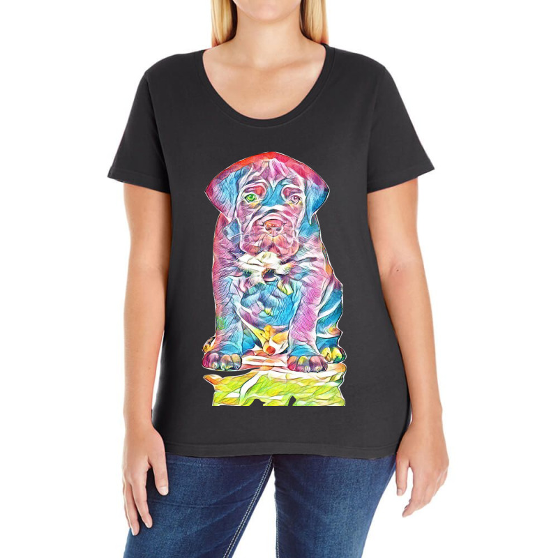 Boxer Ladies Curvy T-Shirt by Kemnabi | Artistshot