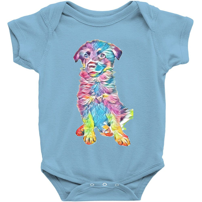 Companion Dog Baby Bodysuit by Kemnabi | Artistshot