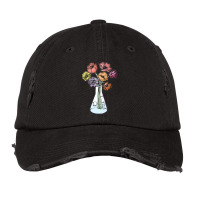 Erlenmeyer Bouquet Vintage Cap | Artistshot