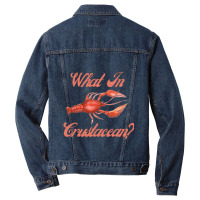 What In Crustacean  Cute Crustaceancore Men Denim Jacket | Artistshot