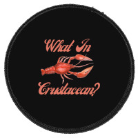 What In Crustacean  Cute Crustaceancore Round Patch | Artistshot