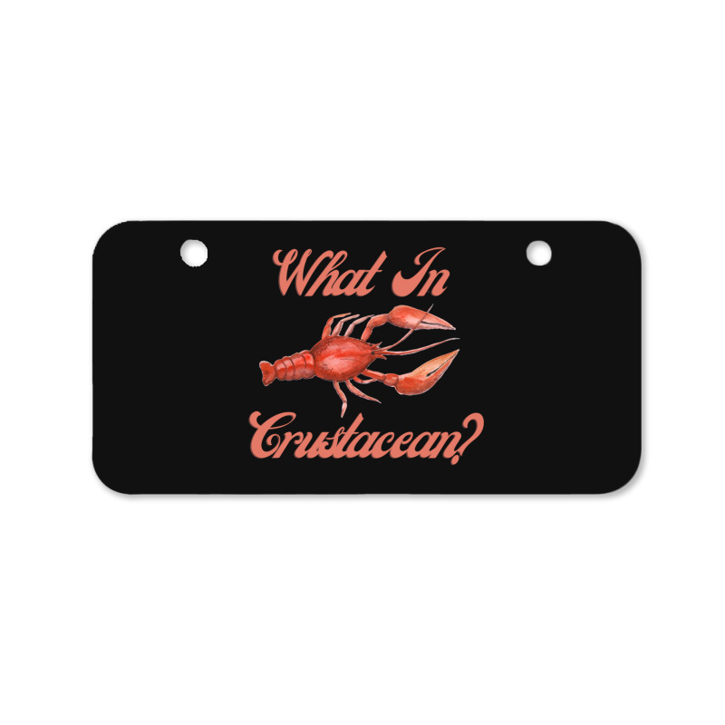 What In Crustacean  Cute Crustaceancore Bicycle License Plate | Artistshot