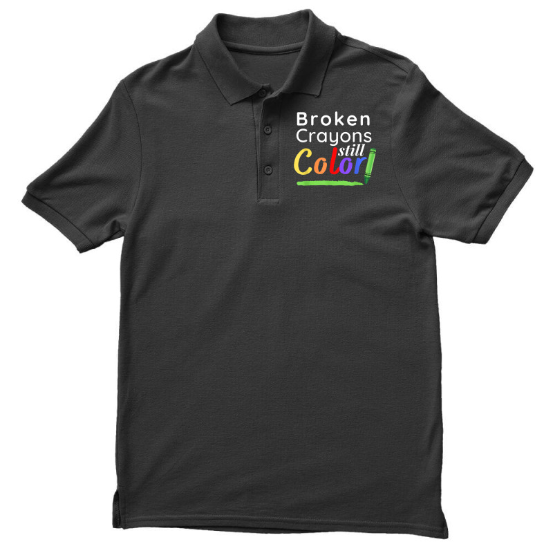 Broken Crayons Still Color Men's Polo Shirt | Artistshot