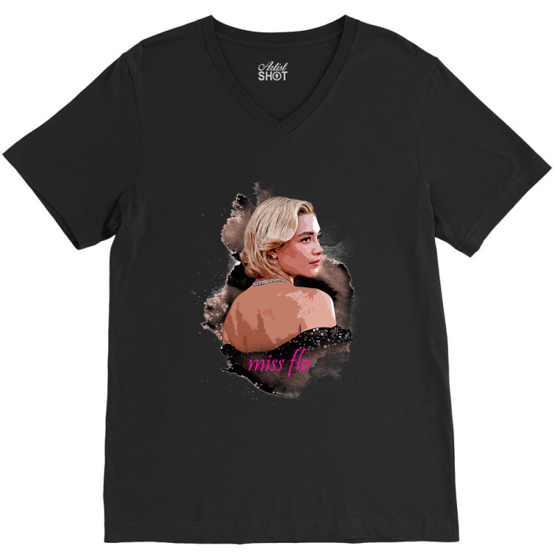 Miss Flo V-neck Tee | Artistshot