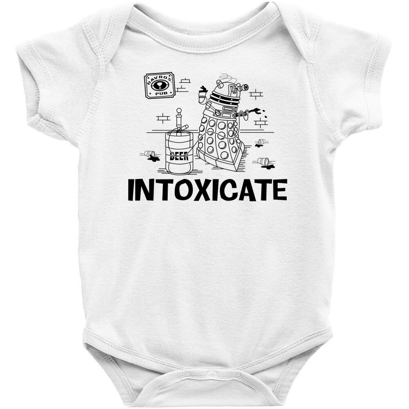 Intoxicate Dalek Baby Bodysuit by leodrolic | Artistshot