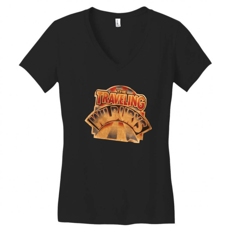 Traveling Wilburys Collection Basic Waistcoat Women's V-Neck T-Shirt by EugeneSparks | Artistshot