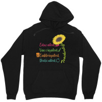 Educated Vaccinated Caffeinated Dedicat T  Shirt Educated Vaccinated C Unisex Hoodie | Artistshot