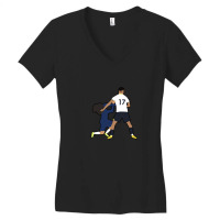 Cristian Romero Not Comitting A Foul Women's V-neck T-shirt | Artistshot