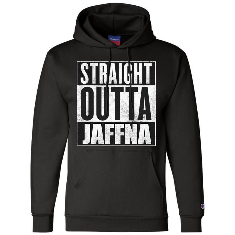 Straight Outta Jaffna Champion Hoodie by DARRELLBARNES | Artistshot