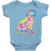 Dog Yawns Baby Bodysuit | Artistshot