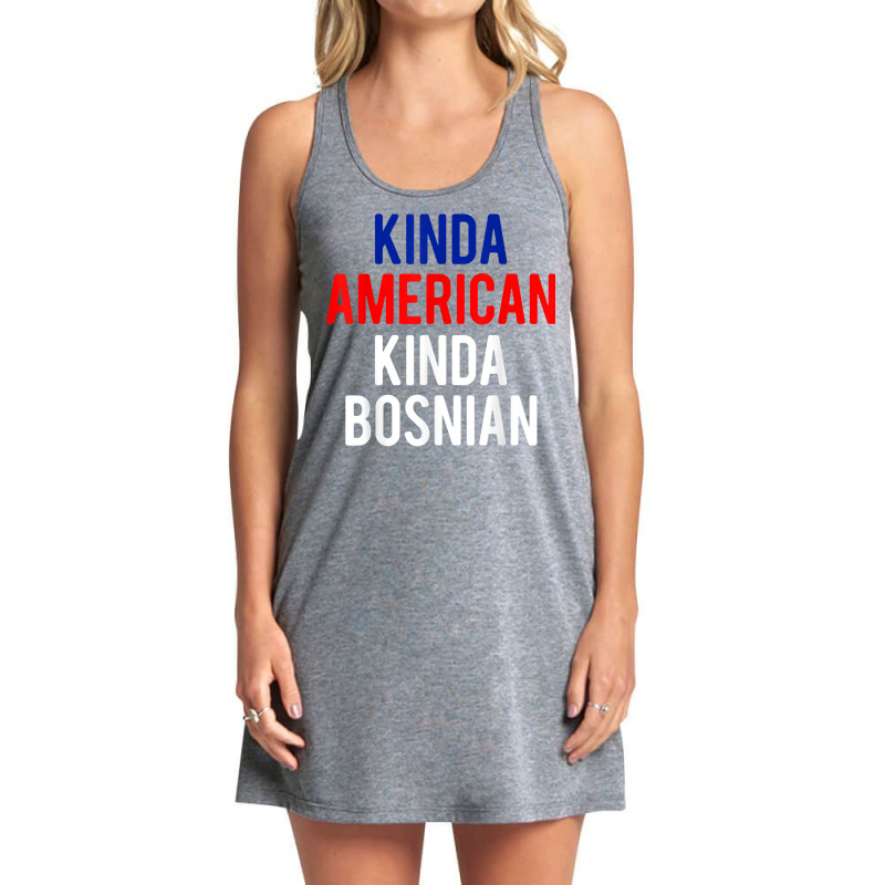 Dual Citizenship Bosniakinda Bosnian American Citizen Pride T Shirt Tank Dress by cm-arts | Artistshot