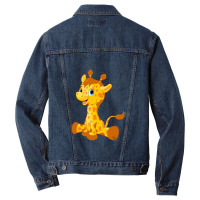 Giraffe Jungle Animal Men Denim Jacket | Artistshot