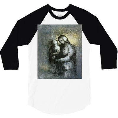 Henry Mother And Child I, 1983 3/4 Sleeve Shirt Designed By Jodiejodiejohnso