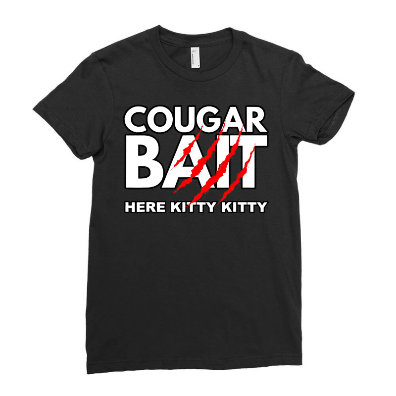 Cougar Bait Funny Halloween Costume Older Woman Younger Man Ladies Fitted T-Shirt by Thanhhuong90 | Artistshot