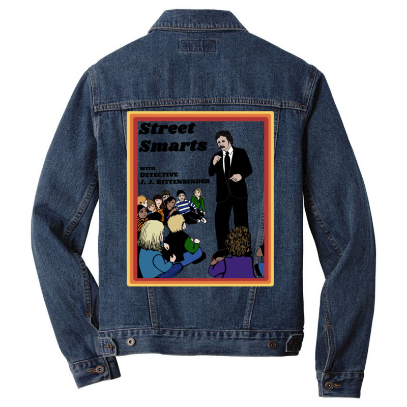 Street Smarts Men Denim Jacket by cm-arts | Artistshot