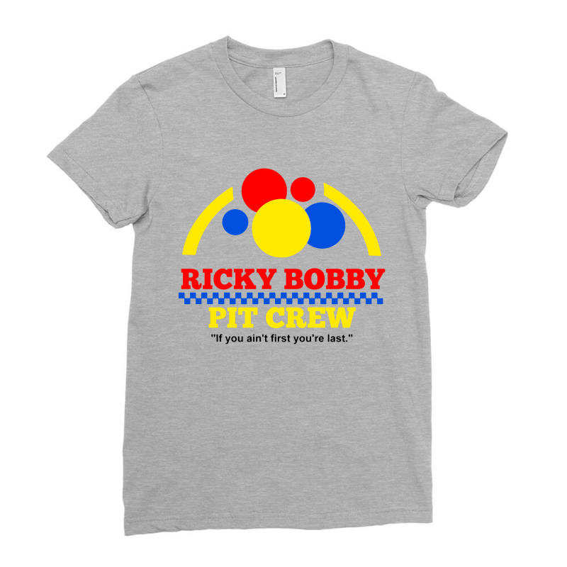 Ricky Bobby Pit Crew  2 Ladies Fitted T-Shirt by cm-arts | Artistshot