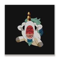 Unicorse Metal Print Square | Artistshot