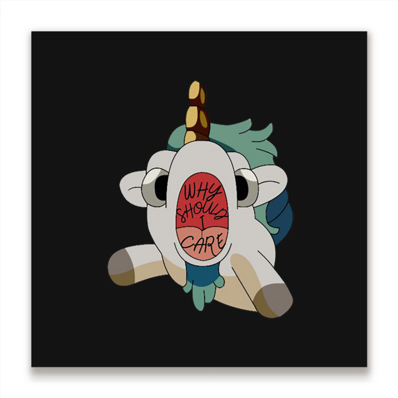 Unicorse Metal Print Square | Artistshot