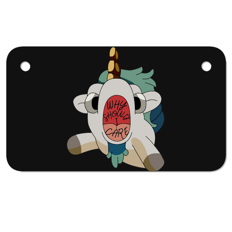 Unicorse Motorcycle License Plate | Artistshot