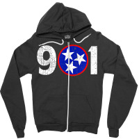 901 Tennessee Memphis Indicative Code Funny Vintage Gift T Shirt Zipper Hoodie | Artistshot