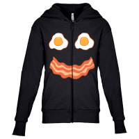 Egg And Bacon Egg And Bacon Face Brunch Breakfast Pullover Hoodie Youth Zipper Hoodie | Artistshot