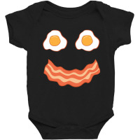 Egg And Bacon Egg And Bacon Face Brunch Breakfast Pullover Hoodie Baby Bodysuit | Artistshot