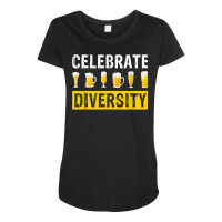 Celebrate Diversity Oktoberfest German Beer Festival T Shirt Maternity Scoop Neck T-shirt | Artistshot