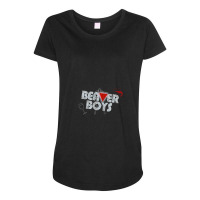 Beaver Boys (tim And Eric Awesome Show Maternity Scoop Neck T-shirt | Artistshot