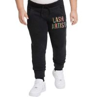 Lash Artist Lashes Eyelashes Leopard Lash Artist T Shirt Youth Jogger | Artistshot