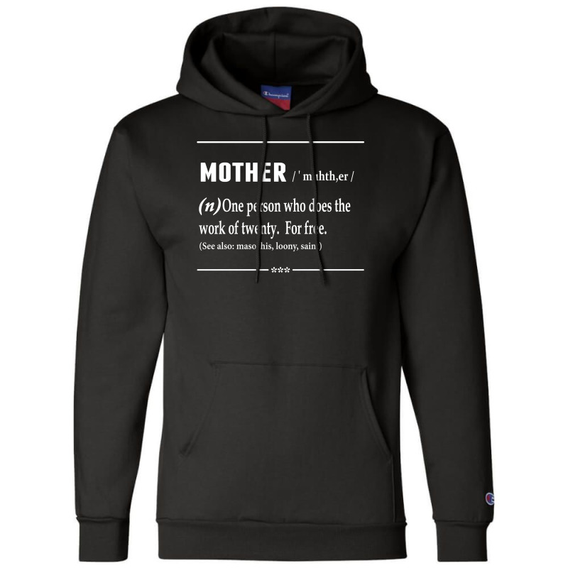 Mother Noun Champion Hoodie | Artistshot