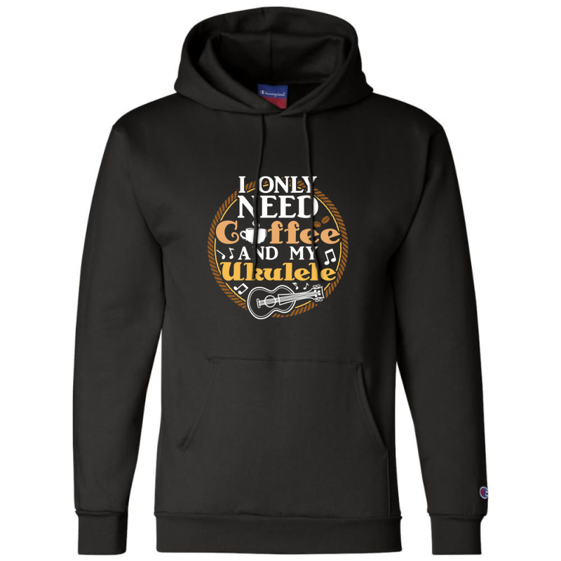 Guitar Instrument String Musician Ukelele Coffee Ukulele Champion Hoodie | Artistshot