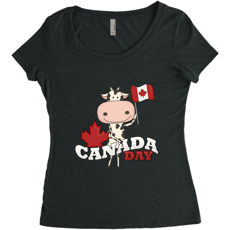 Canada Pride Day 1 Women's Triblend Scoop T-shirt by MaeveBolton | Artistshot