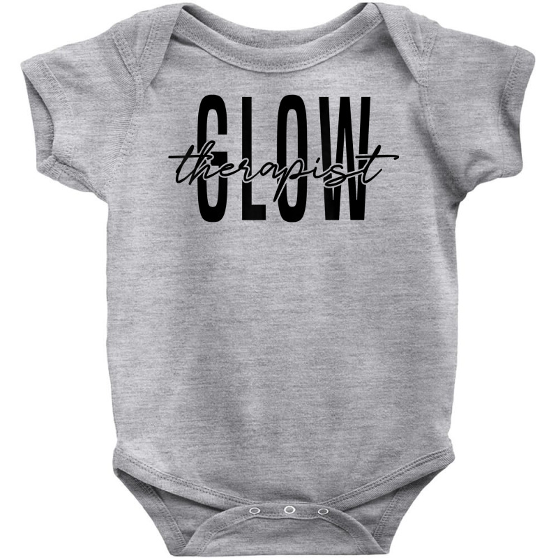 Glow Therapist Skincare Esthetician Glow Therapist T Shirt Baby Bodysuit | Artistshot