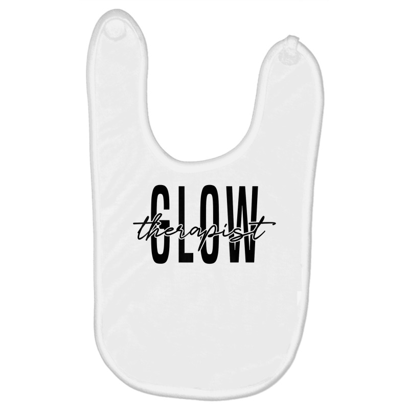 Glow Therapist Skincare Esthetician Glow Therapist T Shirt Baby Bibs | Artistshot