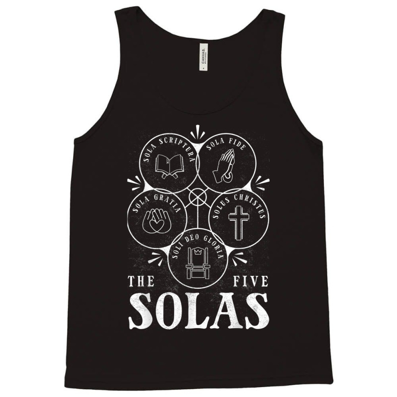 Sola Scriptura   Protestant, Christian Reformation, 5 Solas T Shirt Tank Top | Artistshot