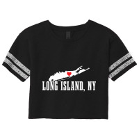 Long Island Ny New York Pride Vintage Long Island Map Pullover Hoodie Scorecard Crop Tee | Artistshot