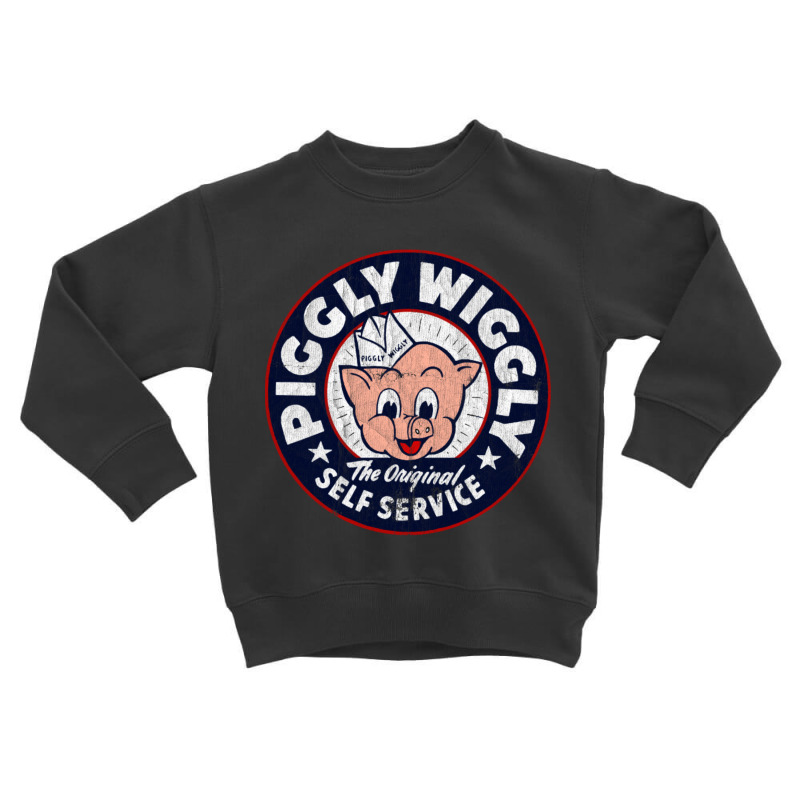 Retro Piggly Willy Toddler Sweatshirt by cm-arts | Artistshot