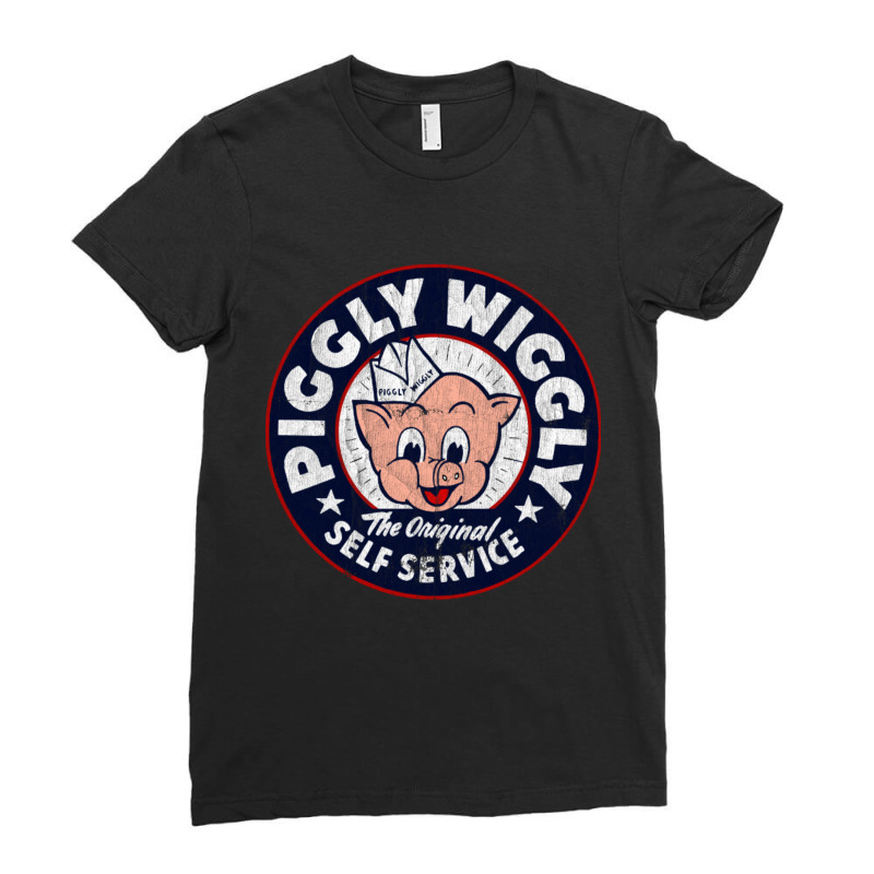 Retro Piggly Willy Ladies Fitted T-Shirt by cm-arts | Artistshot