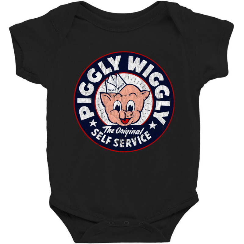 Retro Piggly Willy Baby Bodysuit by cm-arts | Artistshot