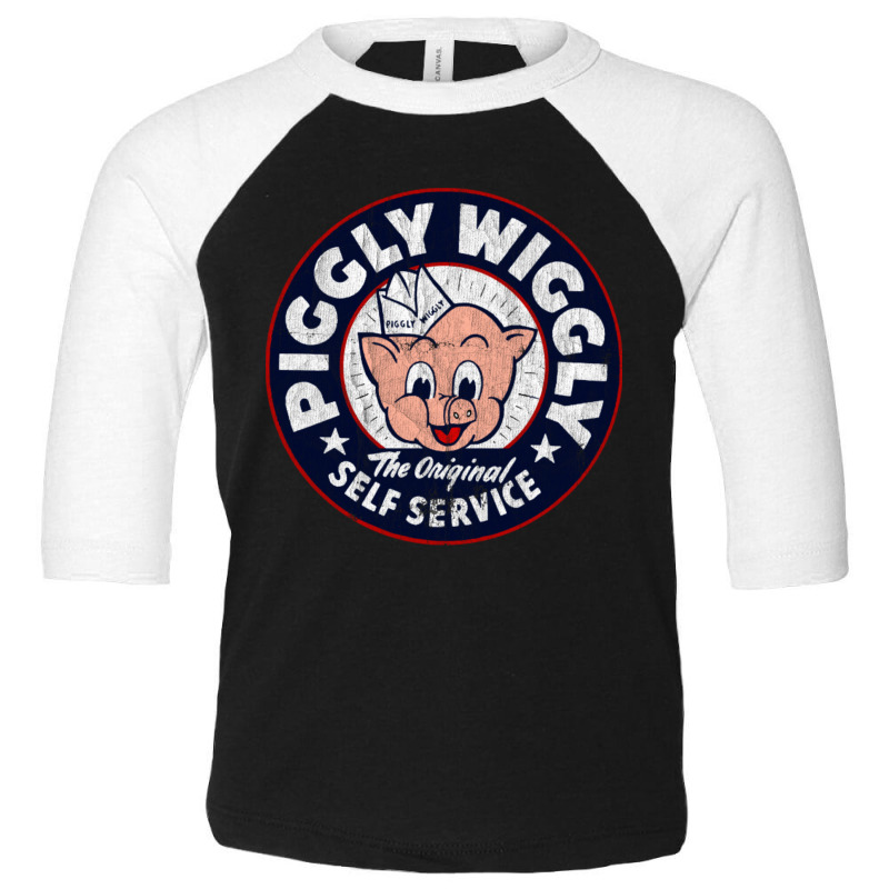 Retro Piggly Willy Toddler 3/4 Sleeve Tee by cm-arts | Artistshot