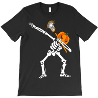 Cute Halloween Costume Dabbing Skeleton Lacrosse Sport Lover T-shirt | Artistshot