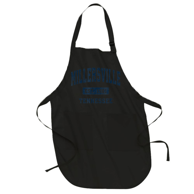 Millersville Tennessee Tn Vintage Athletic Sports Design Full-length Apron | Artistshot