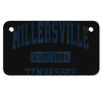 Millersville Tennessee Tn Vintage Athletic Sports Design Motorcycle License Plate | Artistshot