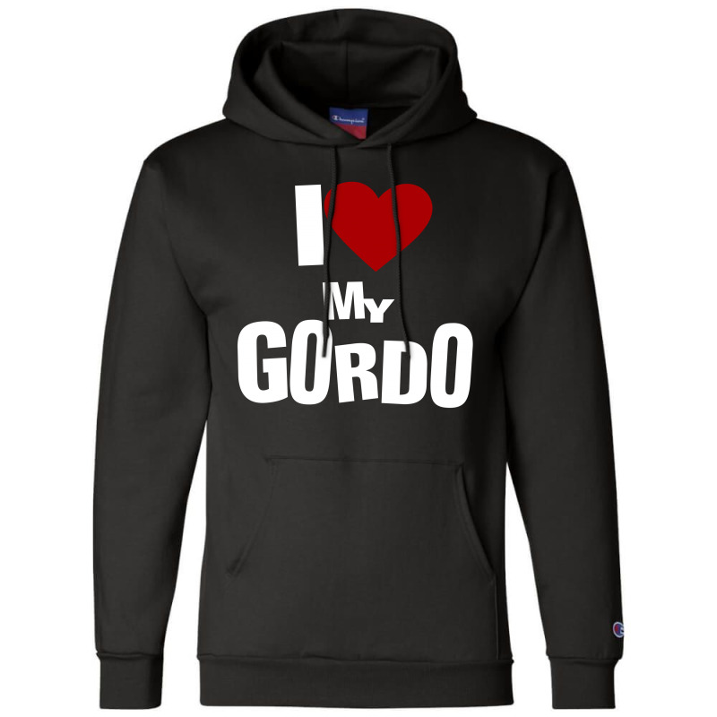 I Love My Gordo Champion Hoodie by tribebol | Artistshot