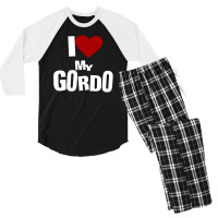 I Love My Gordo Men's 3/4 Sleeve Pajama Set | Artistshot