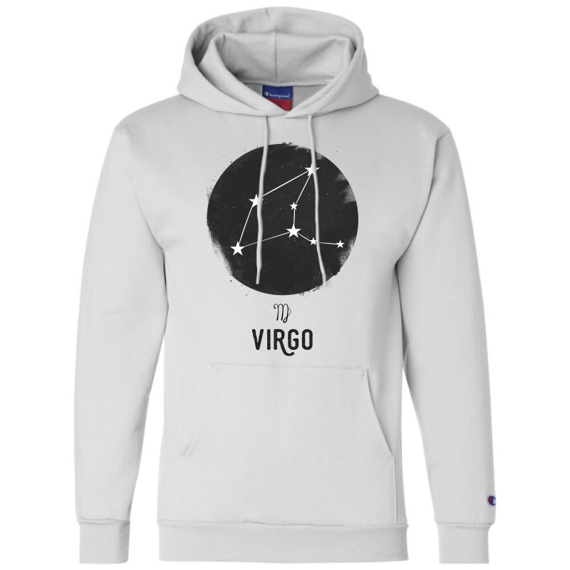 Minimal Virgo Zodiac Sign Champion Hoodie | Artistshot