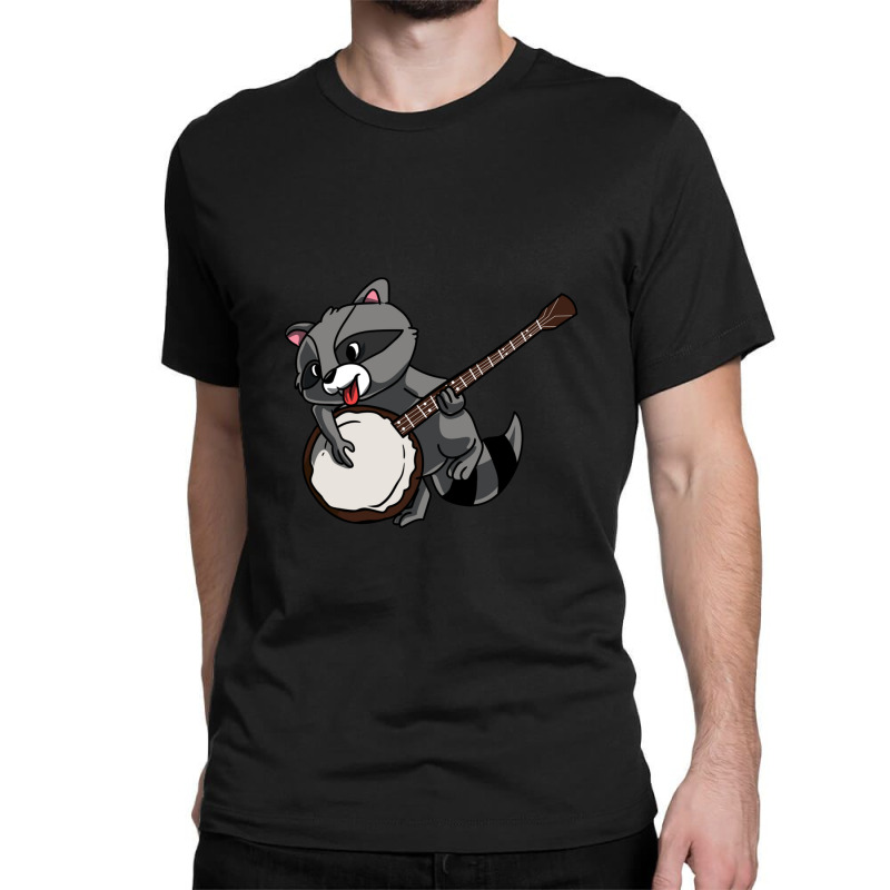 Banjo Player Thrash Panda Musical Instrument Instrumentalist Classic T-shirt by ThomasMNykamp | Artistshot